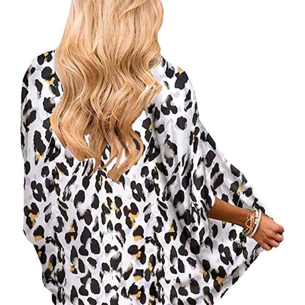 Boho Kimono Open Cardigan Blouse - Picture 3 of 4